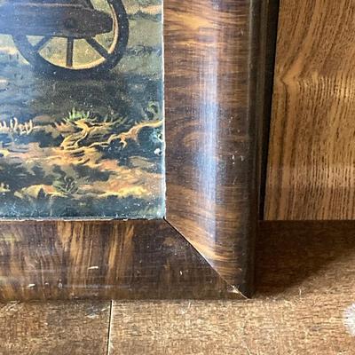 LOT 270: Couple Praying - The Angelus Style Wall Hanging