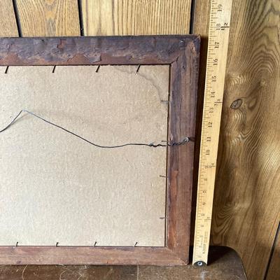 LOT 270: Couple Praying - The Angelus Style Wall Hanging