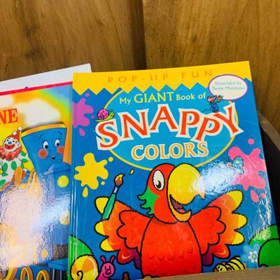 LOT 271: Wooden “Once Upon a Time” Cradle Loaded with Plush Animals and Oversized Children’s Books