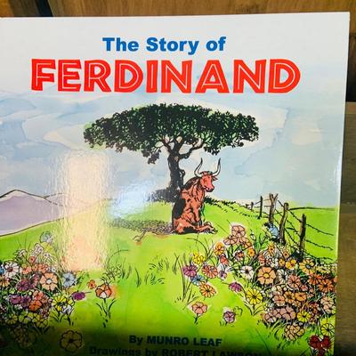 LOT 271: Wooden “Once Upon a Time” Cradle Loaded with Plush Animals and Oversized Children’s Books