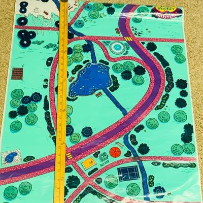 LOT 272: Collection of Barbie and Other Fashion Dolls, Clothing, Horses, a Polly Pocket Map Mat