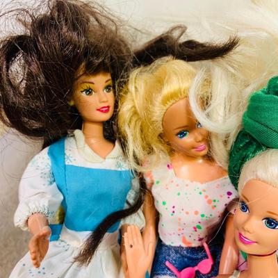 LOT 272: Collection of Barbie and Other Fashion Dolls, Clothing, Horses, a Polly Pocket Map Mat