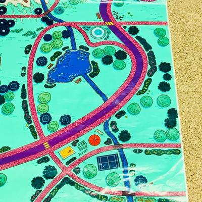 LOT 272: Collection of Barbie and Other Fashion Dolls, Clothing, Horses, a Polly Pocket Map Mat