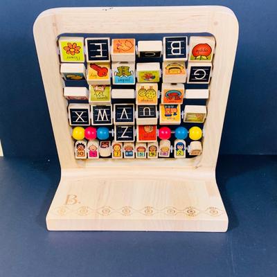 LOT 278: Early Childhood Educational Toys Featuring Wooden Alphabet Blocks, Building Blocks, Mini Curves Puzzle