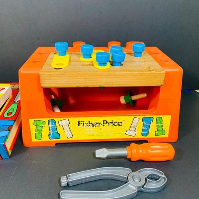 LOT 280: Fisher Price Work Bench # 927 and Books
