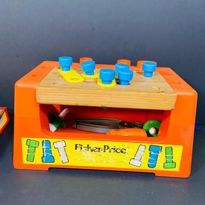 LOT 280: Fisher Price Work Bench # 927 and Books