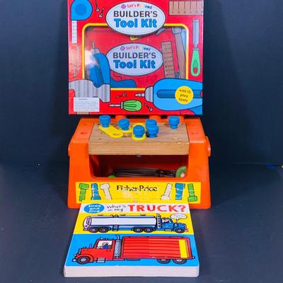 LOT 280: Fisher Price Work Bench # 927 and Books