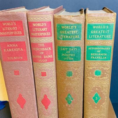 LOT 282: Who Knew - Set of Two (2) Ann’a Original 1975 Chalk Ware Professor Owl Book Ends by Dan Hughes and a Collection of “World’s...