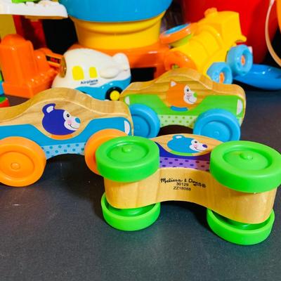 LOT 286: Collection of Children’s Toys Including Mr. Potato Head, V-Tech Airport Pieces, Fisher Price Puzzle and More