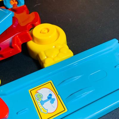 LOT 286: Collection of Children’s Toys Including Mr. Potato Head, V-Tech Airport Pieces, Fisher Price Puzzle and More