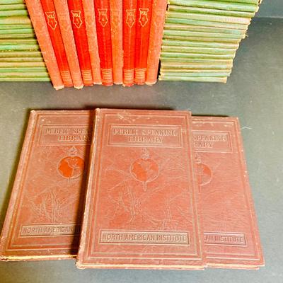 LOT287: Collection of Vintage Books Including 28 Little Leather Library Mini Books, Set of “Effective Speech” Books and Books from the...