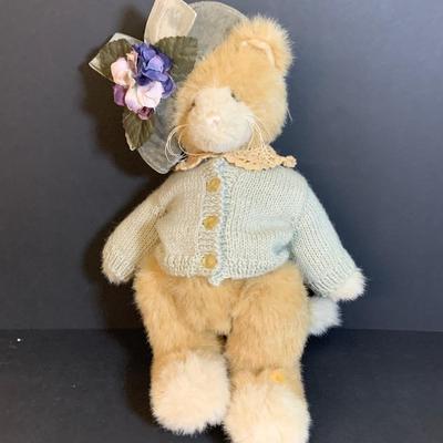 LOT 290: Crazy Cat Collection Featuring Cat Lady Nut Cracker, Cat Lamp, Books, Plush Wicker Basket Cat Toy and More