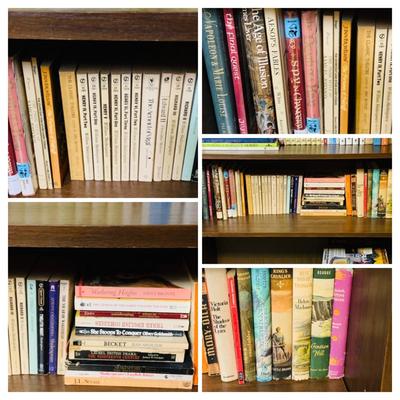 LOT 296: Large Selection of Paper Back and Hard Bound Books of Classical Literature and More