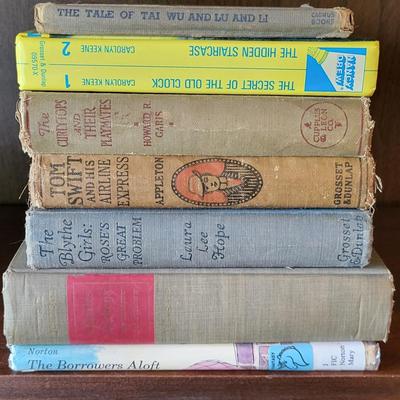 LOT 299: Seven Assorted Vintage Hard Back Books - Nancy Drew and More