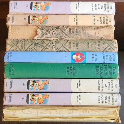 LOT 300: Nine Vintage Hard Back Books - Laura Lee Hope and More