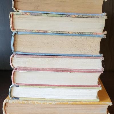 LOT 301: Seven Assorted Vintage Hard Back Books - Dickens and More