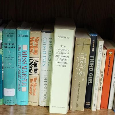 LOT 305: Two Rows of Various Assortment of Books