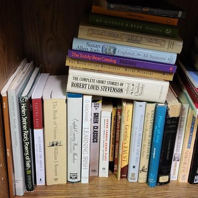 LOT 305: Two Rows of Various Assortment of Books