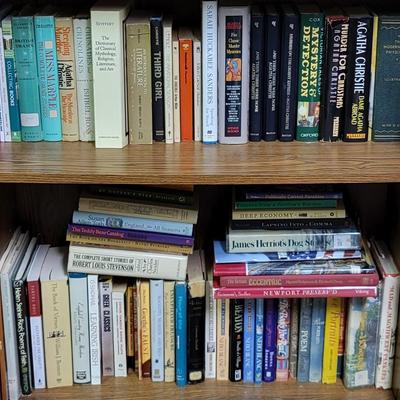 LOT 305: Two Rows of Various Assortment of Books