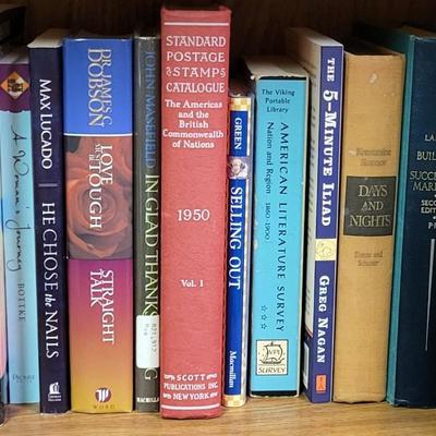 LOT 306: Two Rows of Various Assortment of Books