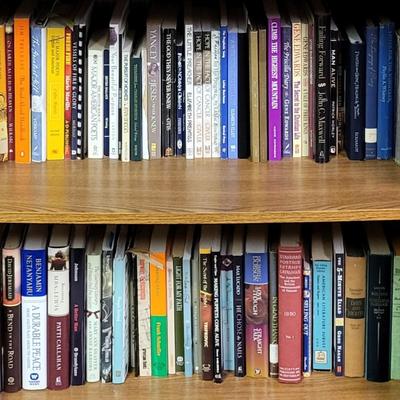 LOT 306: Two Rows of Various Assortment of Books