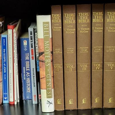 LOT 307: Three Rows of Various Assortment of Books