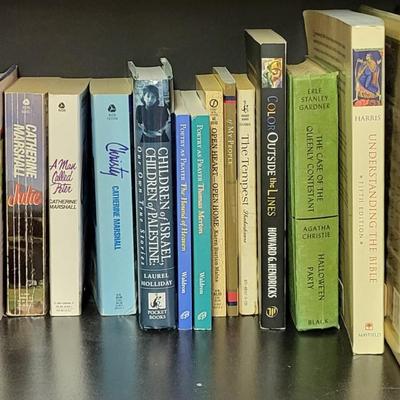 LOT 307: Three Rows of Various Assortment of Books