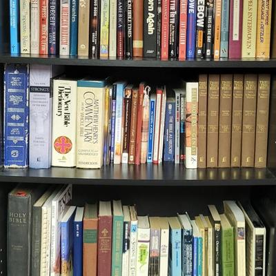 LOT 307: Three Rows of Various Assortment of Books