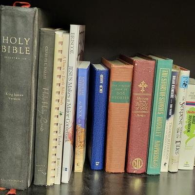 LOT 307: Three Rows of Various Assortment of Books