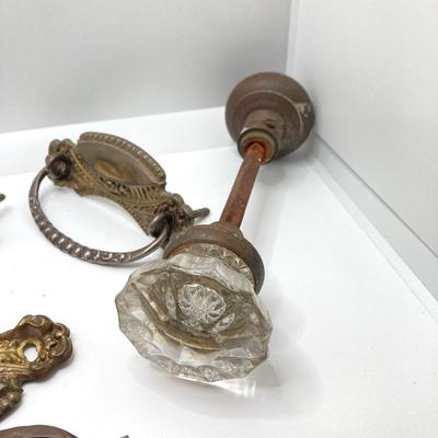 LOT 320: Vintage Collection - Bostitch Stapler and Staples, Door Knobs, Cabinet Hardware, Pedometer, Velvet Wall Covering and Much More