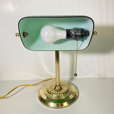 LOT 321: Banker's Desk Lamp with Informative Collectors Books