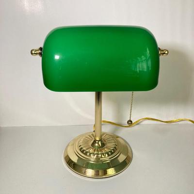 LOT 321: Banker's Desk Lamp with Informative Collectors Books