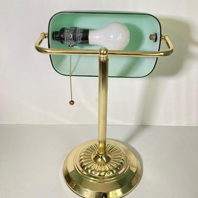 LOT 321: Banker's Desk Lamp with Informative Collectors Books