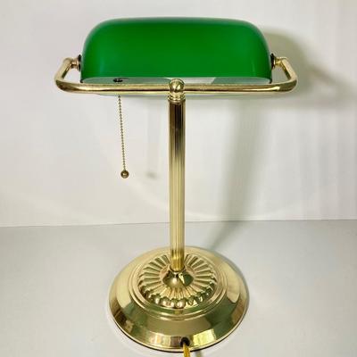 LOT 321: Banker's Desk Lamp with Informative Collectors Books
