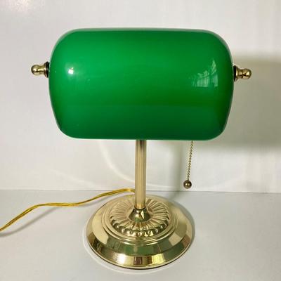 LOT 321: Banker's Desk Lamp with Informative Collectors Books