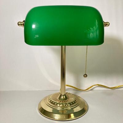 LOT 321: Banker's Desk Lamp with Informative Collectors Books
