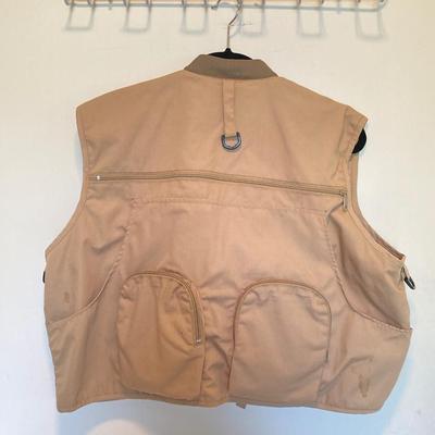 LOT 322: Fly Fishing Vests and Pair of Sz 8.5 Rubber Boots