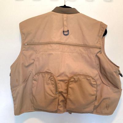 LOT 322: Fly Fishing Vests and Pair of Sz 8.5 Rubber Boots