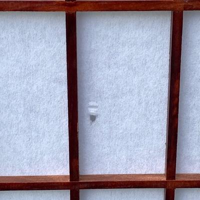 LOT 323: Pair of Wooden 3 Panel Privacy Room Dividers