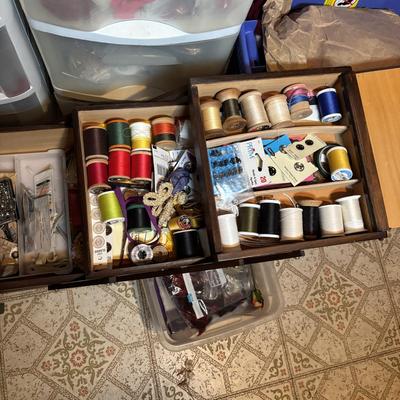 LOT 334: Large Sewing/Crafting Lot