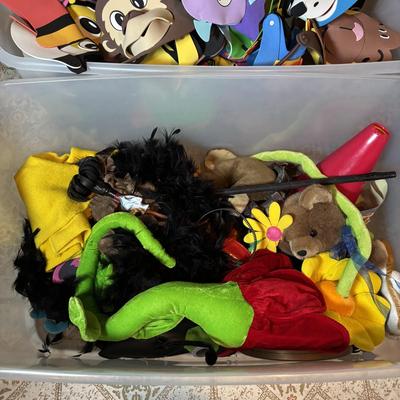 LOT 336: Fabulously Fun Lot of Animal Visors & Hats - This is an XXL Lot Sure to Keep Children Playing for Hours