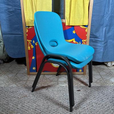 LOT 341: Its Show Time! Puppet Theater, Lifetime Children's Chairs, NIB Peter Rabbit Activity Set, NIB Peter Rabbit Activity Box...