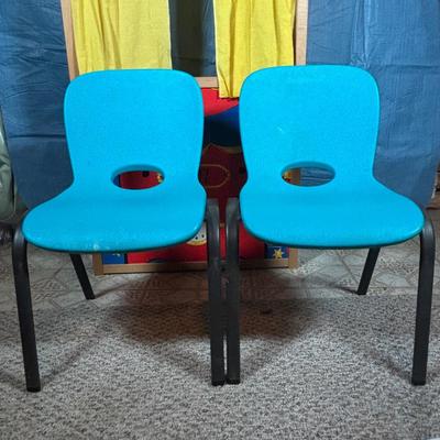 LOT 341: Its Show Time! Puppet Theater, Lifetime Children's Chairs, NIB Peter Rabbit Activity Set, NIB Peter Rabbit Activity Box...