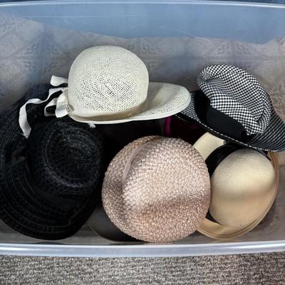 LOT 342: : Vintage & Stylish Hats: Great Stage Props! Hat Collecting! Playtime! or Even a Tea Party!