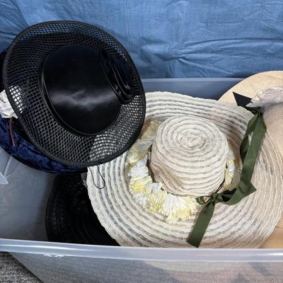 LOT 342: : Vintage & Stylish Hats: Great Stage Props! Hat Collecting! Playtime! or Even a Tea Party!