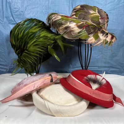 LOT 349: Vintage Hats Featuring Angorette 100% Fur by Eddi Joseph Horne Co., Pittsburg Pa, an Anita of Philadelphia, Henry Pollak & More