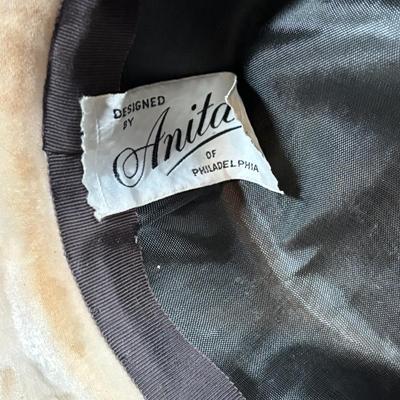 LOT 349: Vintage Hats Featuring Angorette 100% Fur by Eddi Joseph Horne Co., Pittsburg Pa, an Anita of Philadelphia, Henry Pollak & More