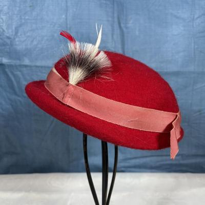LOT 349: Vintage Hats Featuring Angorette 100% Fur by Eddi Joseph Horne Co., Pittsburg Pa, an Anita of Philadelphia, Henry Pollak & More