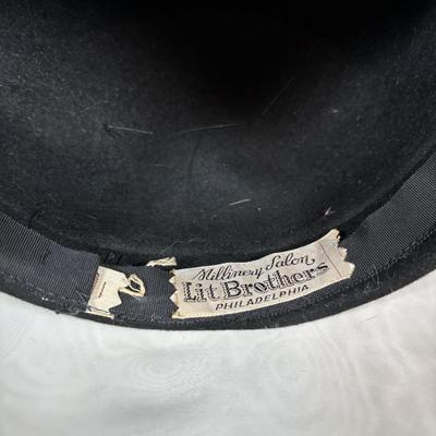 LOT 350: Vintage Hat Collection: Sheraton, Lit Brothers, Angorette Fur, Winkelman's & More