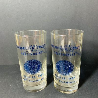 LOT 352: South Jersey Memorabilia Including Book, Vintage Little Theater of Vineland Playbills, Cumberland Co American Legion Glasses...